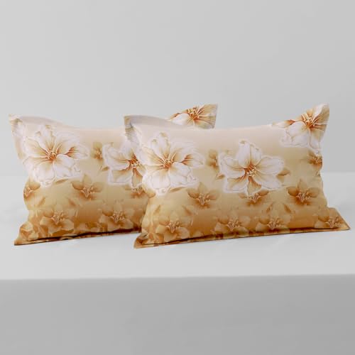 Image of Cloth Fusion Cotton Feel Pillow Covers Set of 2 with Envelope Closure (17X27 Inches, Color)