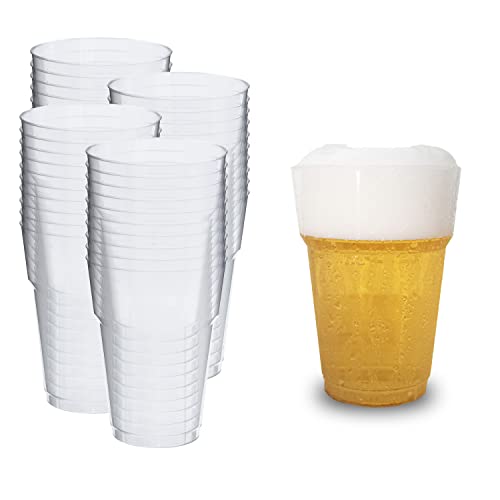 40 Stück Mehrweg Partybecher 0,2l - Plastik Bierbecher bruchsicher, Party Becher Set, Plastikbecher Grillparty… – Ansicht 3