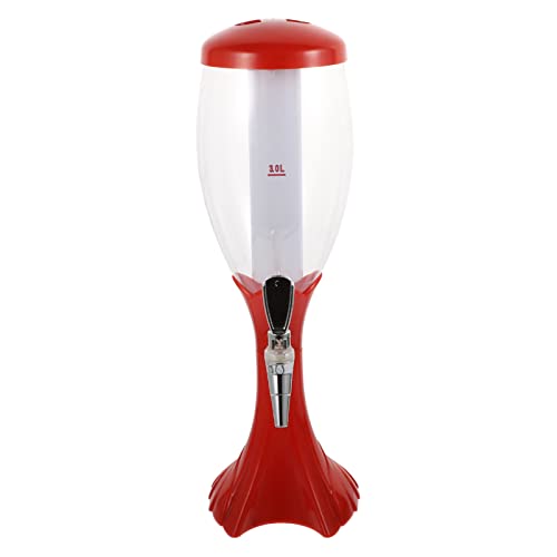 Dispenser per bevande con rubinetto, distributore di grappe, dispenser per bevande, che sia in casa, in microbrews, o semplicemente in generale, la raffinata torre di birra è il perfetto per ogni donna.