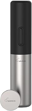 Rabbit Electric Corkscrew with Foil Cutter - Stainless Steel