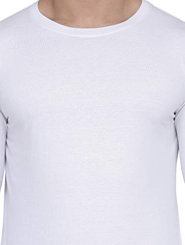 Image of Self Design Men Full Sleeve Round Neck Multicolor T-Shirt (Pack of 2)