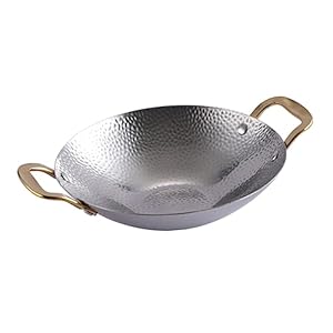 Phenofice Edelstahlpfanne 9239E26RF18W mit Messinggriffen