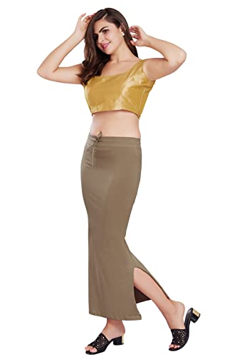 Image of RANI SAAHIBA Women's Stretchy Slim Fishcut Petticoat Cotton Shapewear
