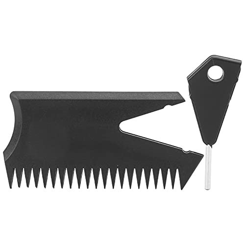 Pilipane Surfboard Wax Comb, Lightweight Board Wax Remove Comb with Fin Key for Enhanced Traction