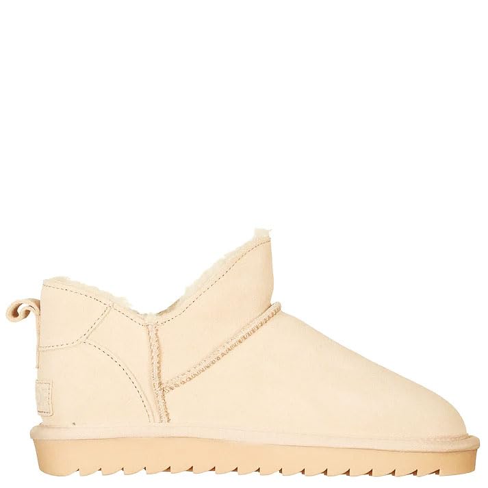 Colors of California Ankle Boots Suede Forro Lana Corte en V Mujer OAT, Oat, 37 EU