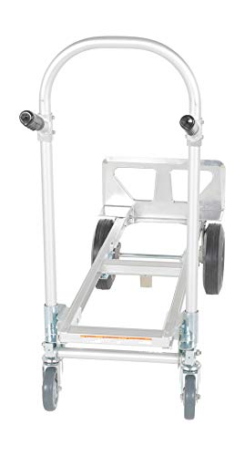 Carretilla convertible de aluminio Vestil 37 lb miniatura 4