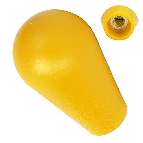 ciciglow Joystick's Oval Balltop, Oval Joystick Head Rocker Ball Top Handle M6 Type Game DIY Teile Ersatzgriff Gaming Zubehör(Gelb)