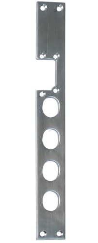 Incontro Elettrico Universale Per Serrature Di Porte Blindate | Tipo Mottura Cisa Securemme | 12V | Accessorio Sicurezza Casa E Condominio (4 Pioli + Scivolo Sx) - 3