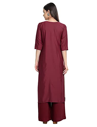 Image of Women's Crepe Straight Kurta