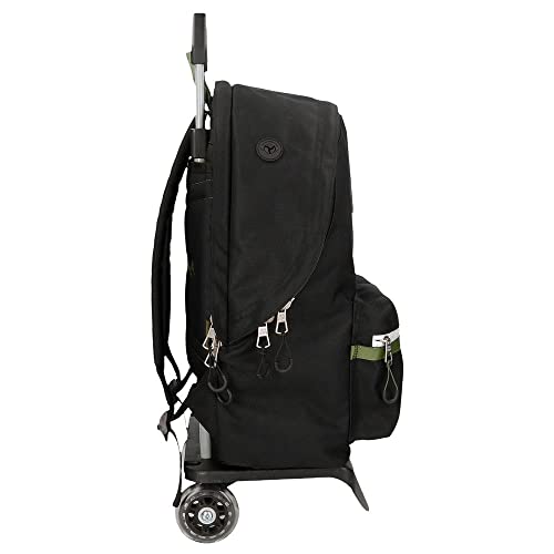 Pepe Jeans Unisex Para CriançA. 65724T1 Mochila De Computador Luca S Com Trolley Preto (Osfa), Casual, PoliéSter, Moda Infantil - 2