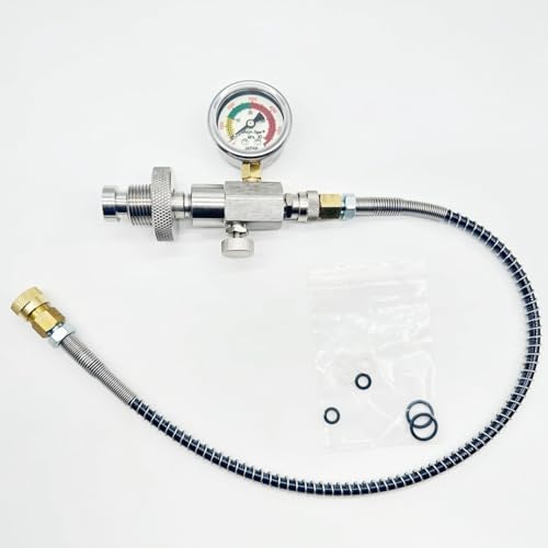 airmega Air Rifle Fill Station PCP Charging Adaptor with 20 inch Hose for Paintball PCP SCBA Diving Cylinders G5/8 Thread