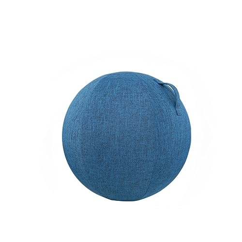 Housse de balle de yoga 55cm coton lin et manche ballon exercice