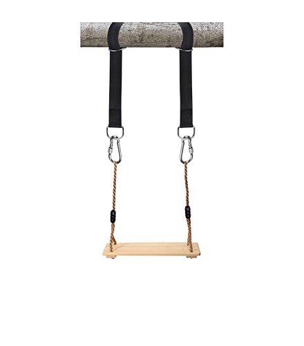 The Upgrade Welded Tree Swing Hanging Kit Holds 2100Lbs, Easy & Fast Swing Hanger Installation To Tree- 2 Strap & Snap Carabiner Hook, Perfect For Swings, Hammocks - 100% Weather/Waterproof (2 Pcs) #TOP2