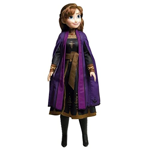 Boneca Frozen 2 Anna 55cm Disney Original Baby Brink 1741,Multicor