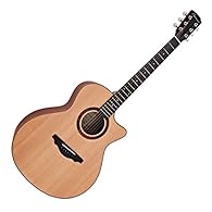 Double-Top Design Delivers Exceptional Resonance and Tone Premium Quality Mahogany Neck Smooth Kabukalli Fingerboard Comfortable Cutaway Design Distinctive Walnut Rosette