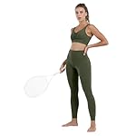 CHRLEISURE Leggings with Pockets for Women, High Waisted Tummy Control Workout Yoga Pants - Image 3