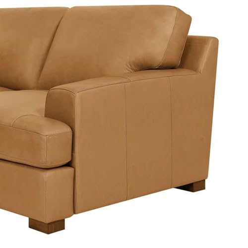 Image of Furni Leatherette ushape 10 Seater Classic and Comfortable with Puffy Brown Sofa Set for Living Room (LHS).