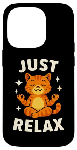 Just Relax Cat ґz TfUC X}zP[X iPhone 14 Pro p