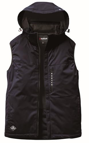 BURTLE バートル ストレッチフーディ防寒ベスト(ユニセックス) 秋冬用 ネイビー 3264 3 S