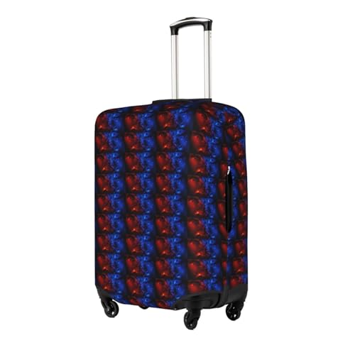 red and blue sky Printed luggage cover, luggage protection cover, wear-resistant luggage cover2