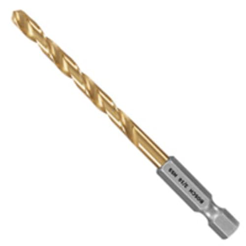 Bosch TI2139IM 3/16 in. Impact Tough Titanium Nitride Coated Drill Bit