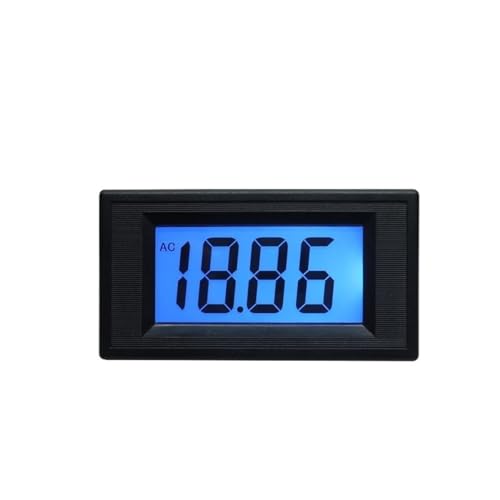 LCD デジタル電圧計 DC 20mV 電源 DC/AC 8-12V DC5V 24V 電圧計 ボルト パネルメーター 電圧モニター テスター ボルトゲージ (サイズ: 電源 DC または AC 20mV)