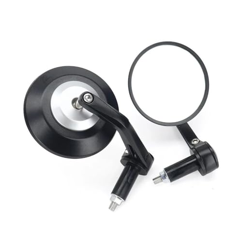 Rétroviseur universel d'extrémité de guidon 95mm pour moto