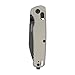 Kershaw Bel Air Pocket Knife, Bright Nickel, 3.1 Inch Stainless Steel Reverse Tanto Blade, EDC with Assisted Opening, Reversible Carry, USA Made, Everyday Carry Pocket Knife for Men and Women