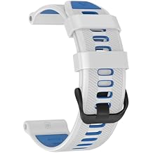 Watch Band for Garmin Forerunner 965/Forerunner 955/Forerunner 945/Forerunner 935, Soft Silicone 22mm Replacement Bands