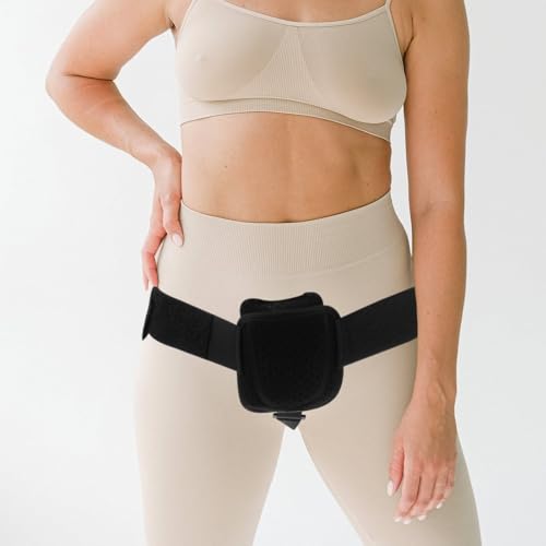 Faja Inguinal Ajustable para Hernia VICASKY Negra miniatura 6