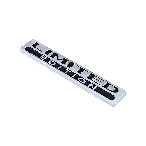 Image of 2X Limited Edition Emblem Decal Racing Sport Badge 3D Metal Sticker Accessories with Adhesive Tapes for Car Motor Truck for A3 A4 L A6L Q5 Q3(Silver-Black)