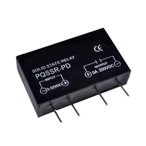 Relais à semi-conducteurs PCB 5A 200VDC PQ SSR-PD miniature à souder pour circuit