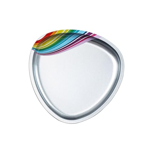 ZEPFJHE Schmucktablett aus satiniertem Stahl, für Nägel, Kunst, Werkzeug, Organizer, Maniküre, Werkzeug, Aufbewahrung, tragbar, Make-up, Kosmetiktablett