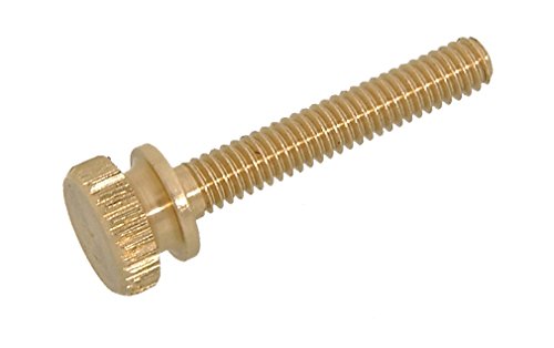 B&P Lamp® 3/4" Length, Unfinished Brass, 8/32 Thread Thumb Screw.