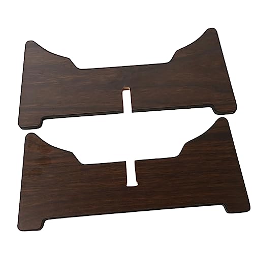 LALADEFIEE Foldable Tongue Drum Stand Portable Handpan Drum Bracket Adjustable Height Professional Wooden Stand for Ethereal Music Instruments