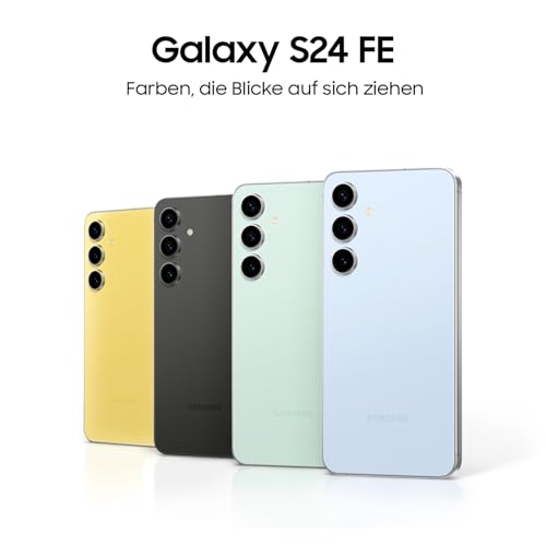 Samsung Galaxy S24 FE AI Smartphone ohne Vertrag, AI Handy mit Android, 8 GB RAM, 128 GB Speicher...
