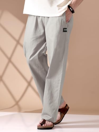 Image of Beyoung Cotton Loose Fit Pyjama For Men | Pure Cotton | Elasticated Waistband | Casual Style | Nightwear For Men | Lounge Pants
