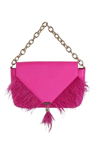 Bolsa Média Envelope Plumas Rosa Luiza Barcelos
