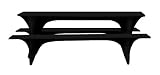 Gastro Uzal Biertischussen, Bierbankhussen, Festzeltgarnitur Hussen Stretch Set schwarz 50x220 cm, Biertischhussen Stretch, Bierzeltgarnitur Hussen