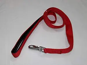 PSK PET MART Nylon Leash 1.25 inch Dog Leash for Small,Medium and Large Breed with Comfortable PU Padded Handle.