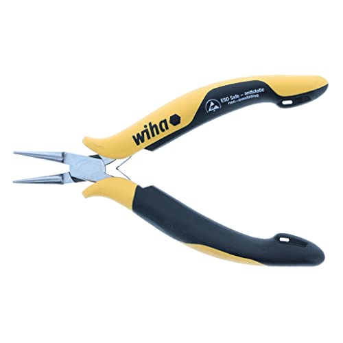 Wiha 32750 ESD Safe 4-3/4-Inch Short Round Nose Pliers image 4