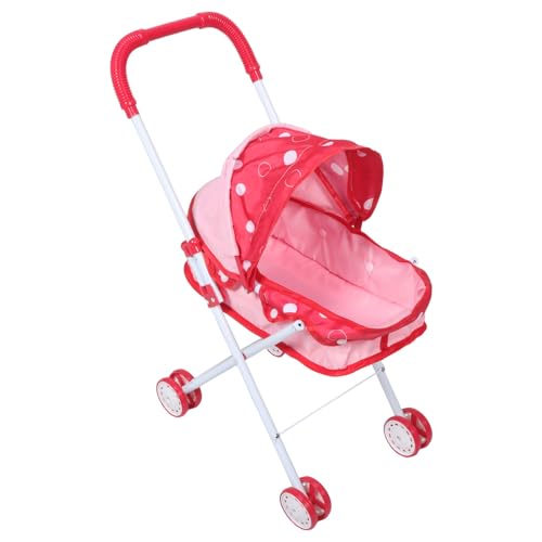 BESPORTBLE Cochecito de bebé para muñecas - Simulación de Cochecito de bebé para niños pequeños - Modelo de de Juego de simulación para cumpleaños de niñas