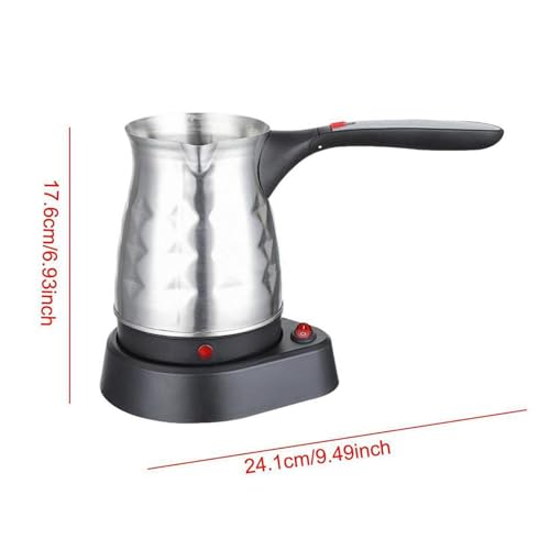 Pava eléctrica turca para café y té, acero inoxidable miniatura 3