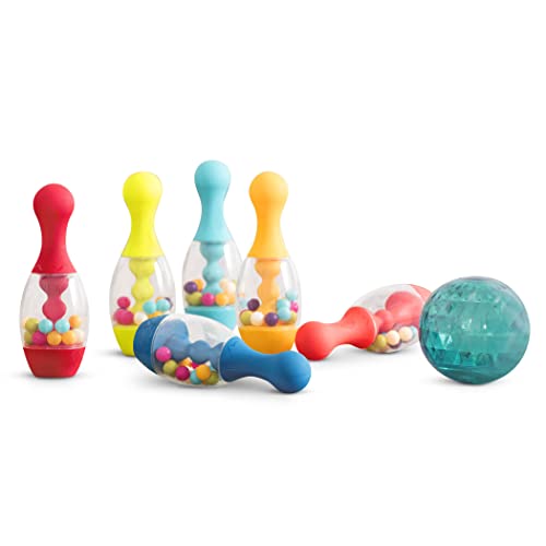 Bowling tout-petits 2 ans et plus avec 6 quilles B. toys orange