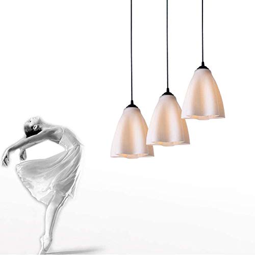 Plafond de vitre en fer chic et plafonnier suspendu robuste