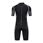 ZCCO Men's Wetsuits 1.5/3mm Premium Neoprene Back Zip Shorty Dive Skin for Spearfishing,Snorkeling, Surfing,Canoeing,Scuba Diving Suits - Image 2