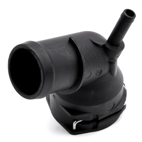 HAOTOM Upper Radiator Coolant Pipe Connector Hose Compatible For VW Volkswagen Jetta 2005-2017, Passat 2008-2017, Beetle 2013-2017, CC 2011-2017, Eos 2009-2016, Golf 2010-2013, Audi A3 2008-2013
