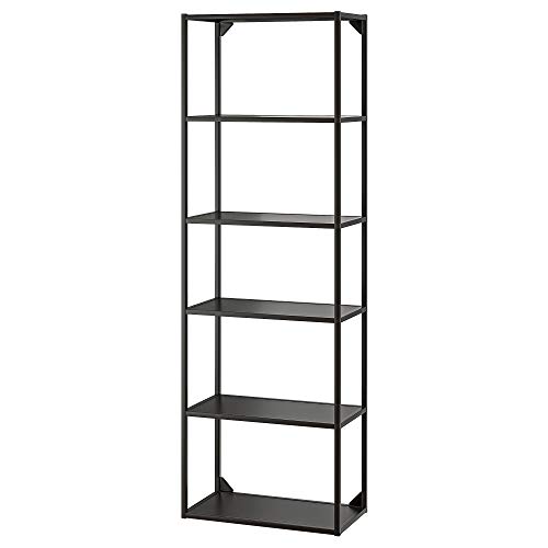 Étagère haute ENHET 60 cm meuble de rangement ouvert à tablettes modulables