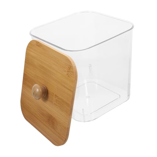 GLEAVI Laundry Room Storage Box with Lid Capacity Organizer for Washing Beads and Dryer Sheets Transparent Design for Easy Monitoring for Home Cleaning Supplies