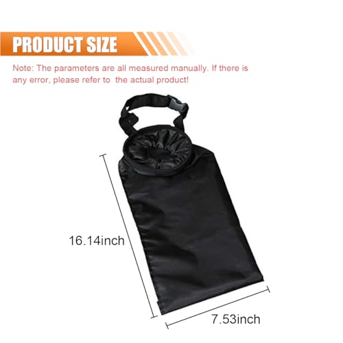 Image of 3PCS Universal Hanging Car Garbage Bag for Back Seat - Detachable Garbage Can Car Trash Bag with Elastic Opening - Washable Storage Bags Auto Trash Can for Outdoor Traveling & Home Use